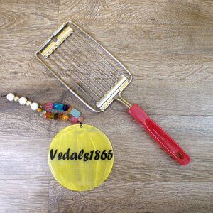 Tomato Slicer Hot Pink Handle 11.75" Long - Tawain